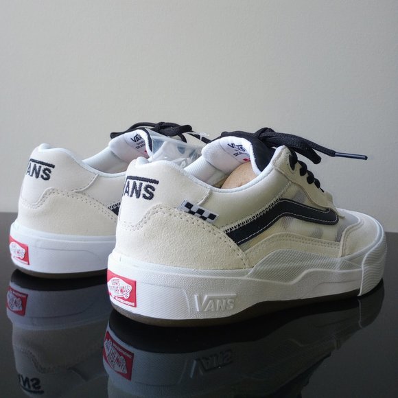 Vans Men's Wayvee Suede Mesh Sneaker in Nice Marshmallow / White - Picture 8 of 14